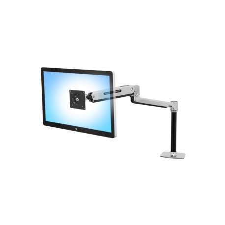 ERGOTRON LX Sit Stand Desk Mount LCD Arm Polished