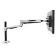 ERGOTRON LX Sit Stand Desk Mount LCD Arm Polished