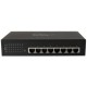 StarTech.com 8 Port Industrial Gigabit PoE+ Switch