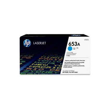 HP 653A CYAN LJ TONER CART CF321A