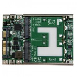STARTECH Dual mSATA SSD to 2.5 SATA RAID Adapter