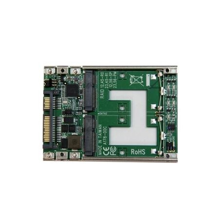 StarTech.com Dual mSATA SSD to 2.5 SATA RAID Adapter