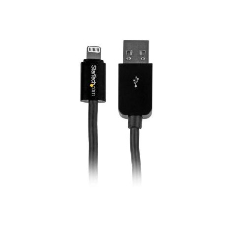 StarTech.com 10 ft Black 8-pin Lightning to USB Cable