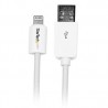 StarTech.com 10 ft White 8-pin Lightning to USB Cable