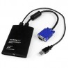 StarTech.com KVM Portable Crash Cart w/ File Transfer