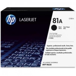 HP 81A BLACK LJ TONER CART CF281A.