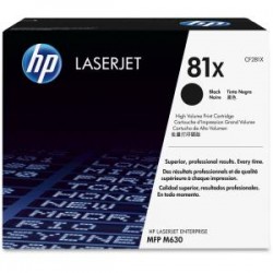 HP 81X BLACK HY LJ TONER CART CF281X.