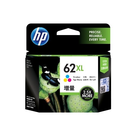 HP 62XL TRI-COLOR INK CART C2P07AA
