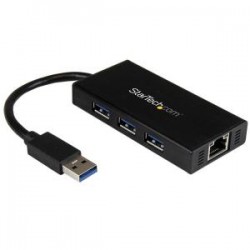 StarTech.com Portable USB 3.0 Hub w/ Gigabit Ethernet