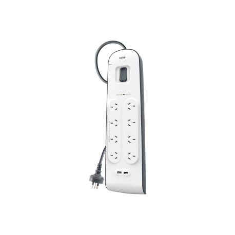BELKIN 8 Outlet with 2M Cord with 2 USB Ports