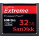 SANDISK Extreme CF 32GB 120MB/s read 85MB/s wr