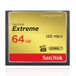 SANDISK Extreme CF 64GB 120MB/s read 85MB/s wr
