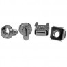 StarTech.com 50 Pkg M6 Mounting Screws and Cage Nuts