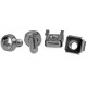 StarTech.com 100 Pkg M6 Mounting Screws and Cage Nuts