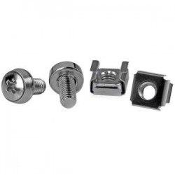 StarTech.com 100 Pkg M6 Mounting Screws and Cage Nuts