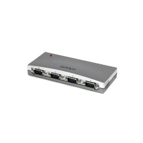 StarTech.com 4 Port USB to RS232 Serial Adapter Hub