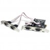 StarTech.com 4 Port PCIe Serial Adapter Card w/ 16550