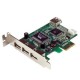 StarTech.com 4 Port LP PCI Express USB Card