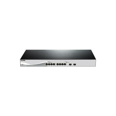 D-LINK 10 Port switch including 8x10G ports 2xS