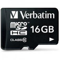 Verbatim Micro SDHC 16GB (Class 10) with