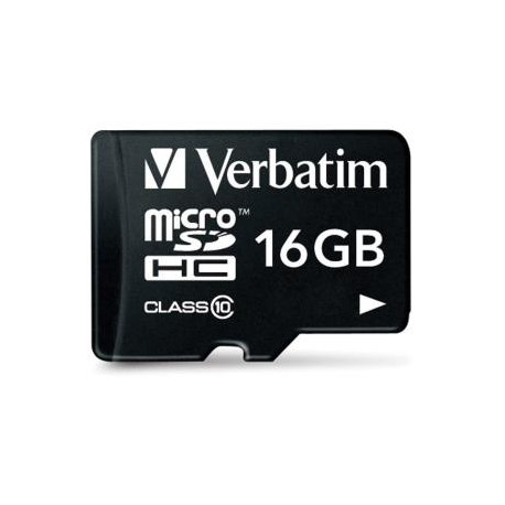 Verbatim Micro SDHC 16GB (Class 10) with