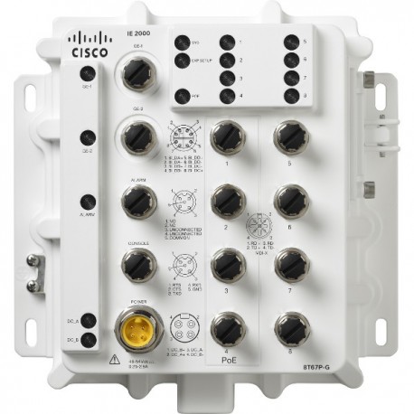 CISCO IP67 IE 8 10/100 poe 2 GE with 1588 NAT