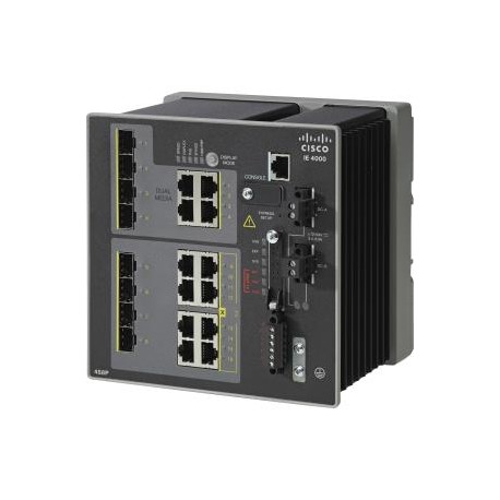 CISCO IE 4000 4 X SFP 100M WITH 8 X POE 4 X 1G