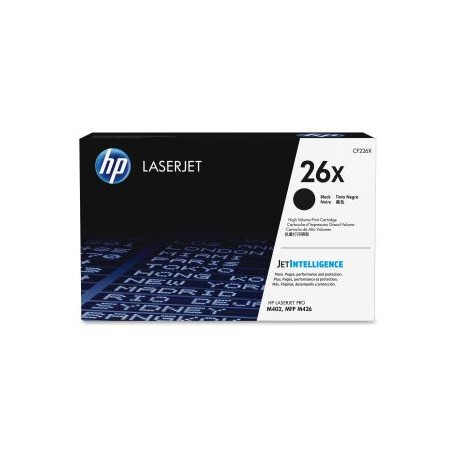 HP 26X BLACK HY LJ TONER CART CF226X