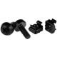 StarTech.com M6 SCREWS CAGE NUTS - 50 PACK BLACK