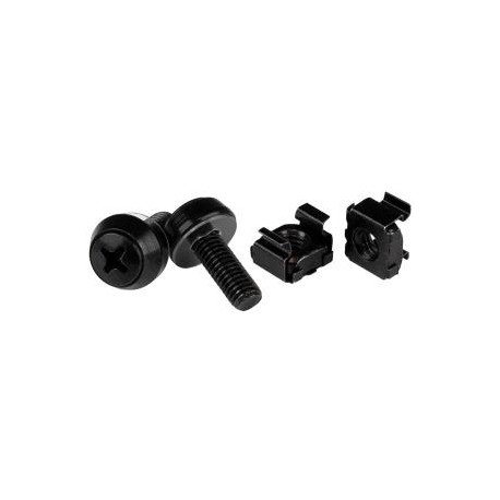 StarTech.com M6 SCREWS CAGE NUTS - 50 PACK BLACK
