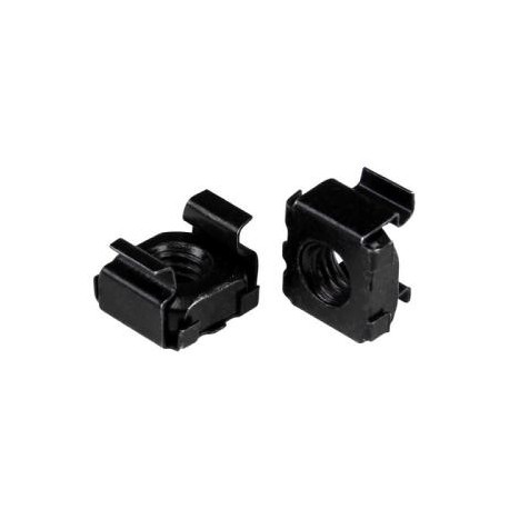 StarTech.com M6 Cage Nuts - 50 Pack Black