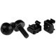 StarTech.com M5 SCREWS CAGE NUTS - 100 PACK BLACK