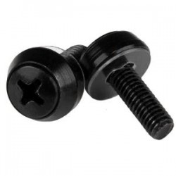 StarTech.com M5 Mounting Screws - 50 Pack Black