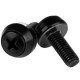 StarTech.com M6 Mounting Screws - 50 Pack Black