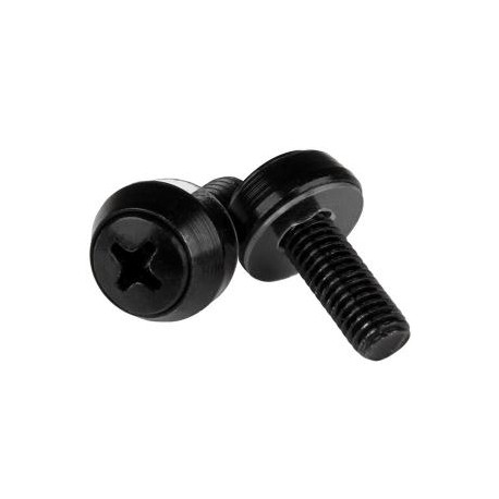 StarTech.com M6 Mounting Screws - 50 Pack Black