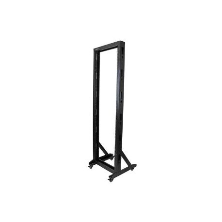 StarTech.com 2-Post Server Rack with Casters - 42U