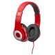 VERBATIM OVER-EAR CALSSIC AUDIO HEADPHONES - RED