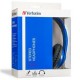 VERBATIM OVER-EAR CLASSIC AUDIO HEADPHONES - BLUE