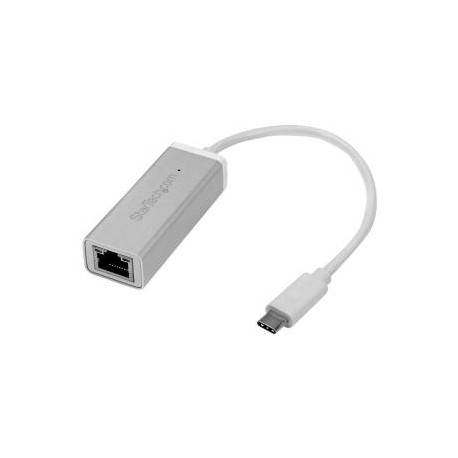 StarTech.com USB-C to Gigabit Network Adapter -Silver