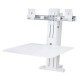 ERGOTRON WORKFIT-SR DUAL MONITOR (WHITE)