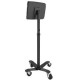 COMPULOCKS RISE FREEDOM-ROLLING FLOOR POLE STAND BK