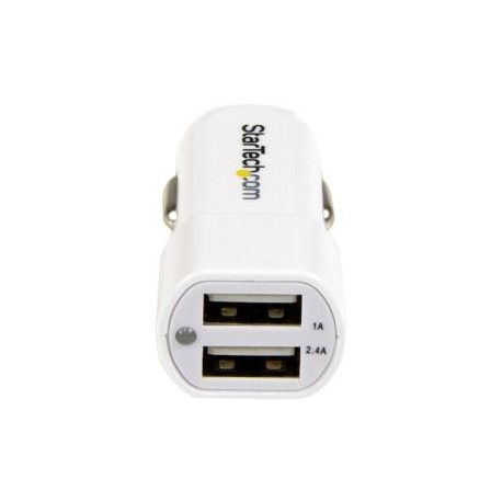 StarTech.com DUAL PORT USB CAR CHARGER - 24W / 4.8A