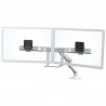 ERGOTRON HX DESK DUAL MONITOR ARM WHITE