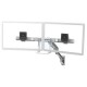 ERGOTRON HX WALL DUAL MONITOR ARM POLISHED