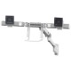 ERGOTRON HX WALL DUAL MONITOR ARM WHITE