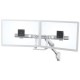ERGOTRON HX WALL DUAL MONITOR ARM WHITE