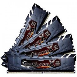 G.SKILL FLAREX 32G KIT (4X 8G) DDR4 2400MHZ DIMM