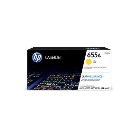 HP 655A Yellow LaserJet Toner Cartridge