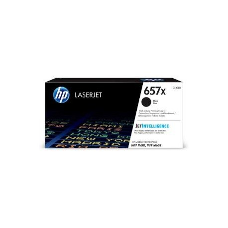 HP 657X Black LaserJet Toner Cartridge
