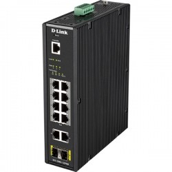 D-LINK 12-PORT GB INDUSTRIAL SMRT MGD POE SWTCH